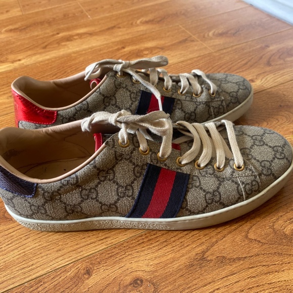 Gucci Ace GG Supreme sneakers men size 41 - Picture 7 of 11